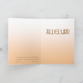 Pasen Wenskaart Luke 24:5 Feestdagen Kaart (Binnen)