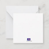 Pasen Wenskaart Notitiekaartje (Achterkant)