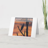 Pasen - Wenskaart van Drie het Houten Kruisen Feestdagen Kaart (Achterkant)