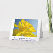 Pasen Wenskaarten Custom Happy Easter! Feestdagen Kaart (Achterkant)