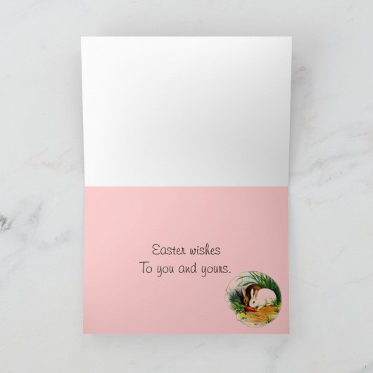 Pasen wenst Kaart (Binnen)