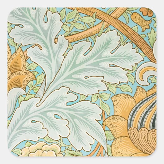  Pasen William Morris's St.James (1881) Vierkante Sticker (Voorkant)