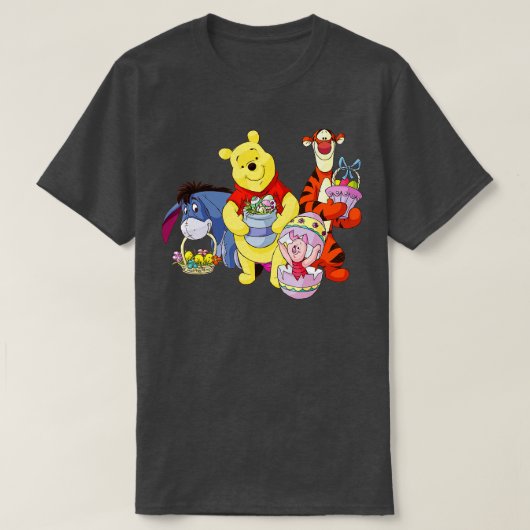 Pasen Winnie The Pooh T-shirt (Design voorkant)