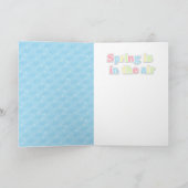 Pasen - Yorkshire Sassy Terrier - Feestdagen Kaart (Binnen)