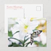 Pasen Zegen 1 Johannes 2:25 Bijbelvers Feestdagenkaart (Voorkant / Achterkant)