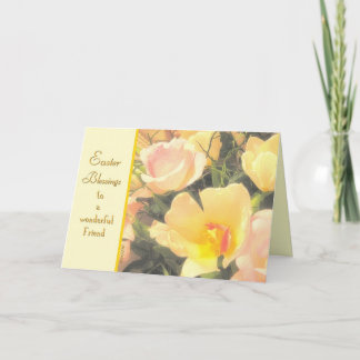 Pasen zegen aan een prachtige vriend feestdagen kaart