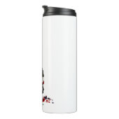 Pasen Zombie Konijn Halloween Bunny Thermosbeker (Geroteerd rechts)