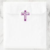Pasen Zondag Jezus Opstanding Ronde Sticker (Tas)