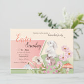 Pasen Zondag Uitnodiging (Staand voorkant)