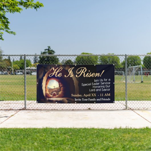 Pasen Zondagsdienst Banner (Insitu)