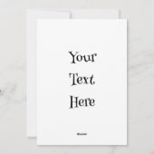 Pasen zonder lam - Versie 1 Feestdagenkaart (Achterkant)