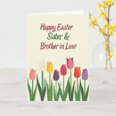 Pasen Zuster Schoonzoon Kaart (Gele Bloem)