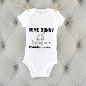 Pasen zwangerschapsaankondiging, somebunny gaat romper