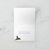 Pasen Zwart Great dane Feestdagen Kaart (Binnen)