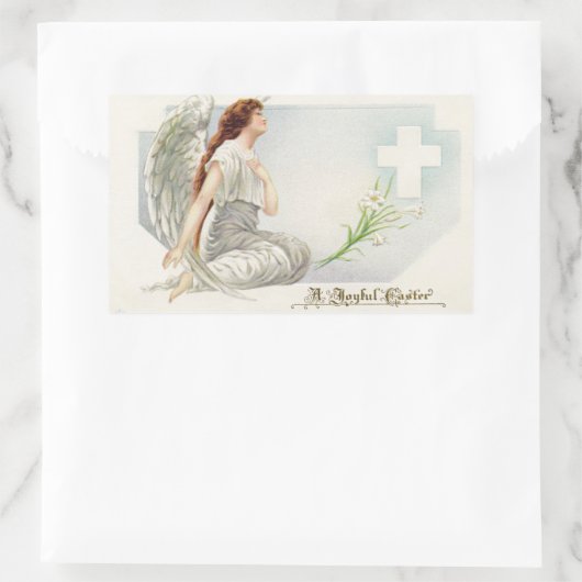 Pasengel Rechthoekige Sticker (Tas)