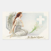 Pasengel Rechthoekige Sticker (Voorkant)