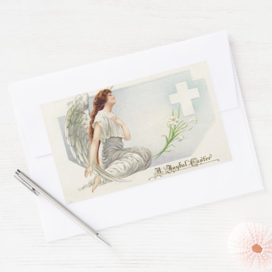 Pasengel Rechthoekige Sticker (Envelop)