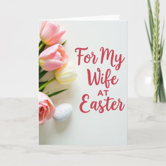 Pasenkaart voor mijn vrouw kaart (Voorkant)