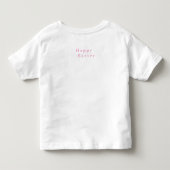 Pasenkonijn in de tuin Persoonlijk Kinder Shirts (Achterkant)