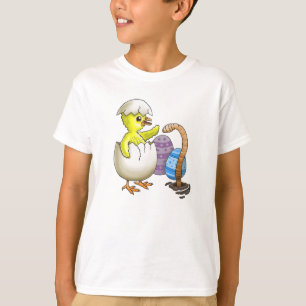 Pasenkuiken uit het ei gekomen t-shirt