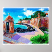 Paseo del Morro, Old San Juan, Puerto Rico Poster (Voorkant)