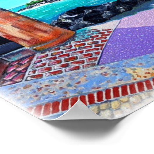 Paseo del Morro, Old San Juan, Puerto Rico Poster (Hoek)