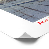 Paseo del Parrote (A Coruña) Poster (Hoek)