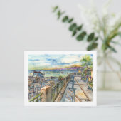 Paseo Gervasoni (acuarela) Briefkaart (Staand voorkant)