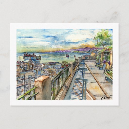 Paseo Gervasoni (acuarela) Briefkaart (Voorkant)