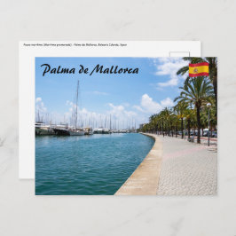 Paseo maritimo - Palma de Mallorca, Spanje Briefkaart