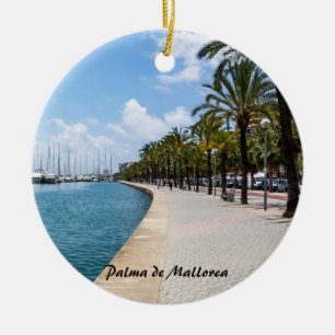 Paseo maritimo - Palma de Mallorca, Spanje Keramisch Ornament