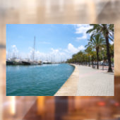 Paseo maritimo - Palma de Mallorca, Spanje Raamsticker (Vel 2)