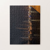 Paseo maritimo 's nachts - Palma de Mallorca Legpuzzel (Verticaal)