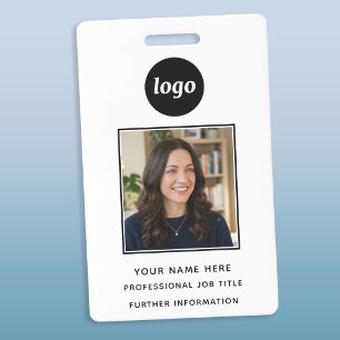 Pasfoto Schoon Professioneel Naam Badge