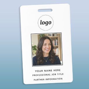 Pasfoto Schoon Professioneel Naam Badge