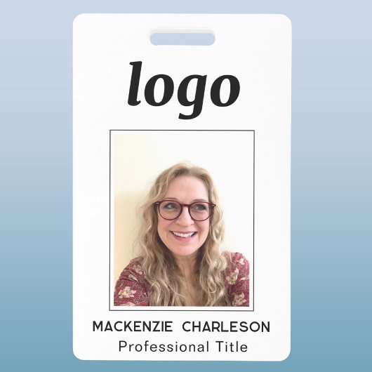 Pasfoto Schoon Professioneel Naam Badge