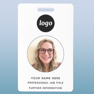 Pasfoto Schoon Professioneel Naam Badge