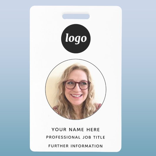 Pasfoto Schoon Professioneel Naam Badge