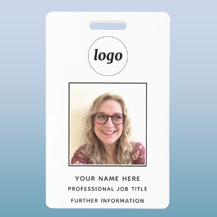 Pasfoto Schoon Professioneel Naam Badge