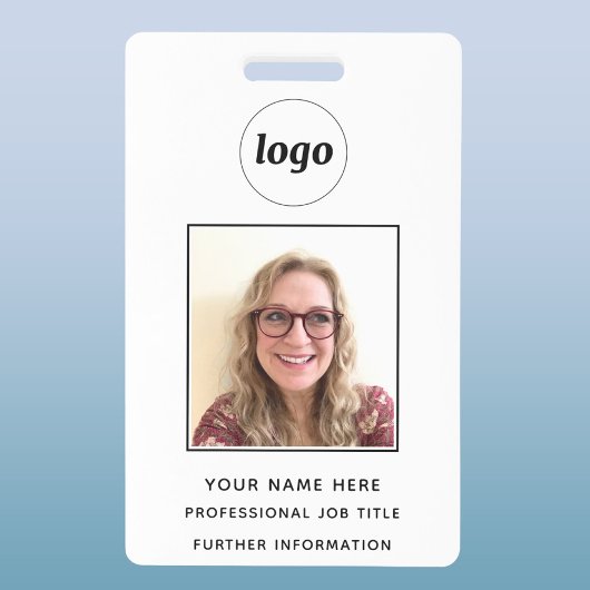 Pasfoto Schoon Professioneel Naam Badge