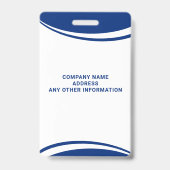 Pasfoto Werknemer Logo Naambadge Badge (Achterkant)