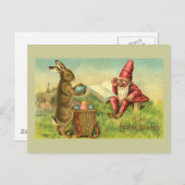 Pasgebak en  maaltijden feestdagenkaart (Voorkant / Achterkant)