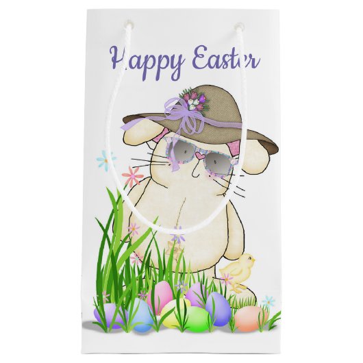 Pasgebak met gekleurde eieren klein cadeauzakje (Voorkant)