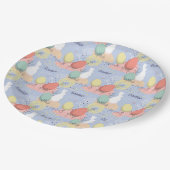 Pasgebaren en eieren papieren bordje (Gekanteld)