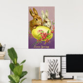 Pasgebaren en eiervanger poster (Thuiskantoor)
