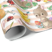 Pasgebaren en kippen cadeaupapier (Rol Hoek)