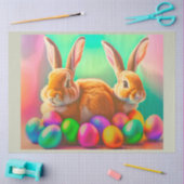 Pasgebaren en kleurrijk Collectie van eieren Tissuepapier (Craft)