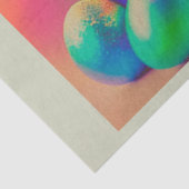 Pasgebaren en kleurrijk Collectie van eieren Tissuepapier (Detail)