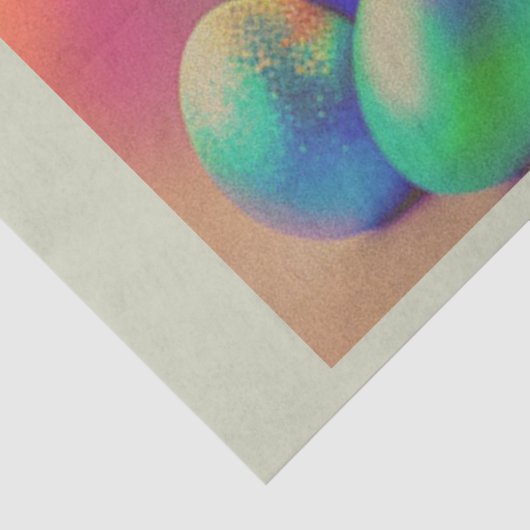 Pasgebaren en kleurrijk Collectie van eieren Tissuepapier (Detail)