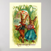 Pasgebaren in  rooster met hoge tonen poster (Voorkant)